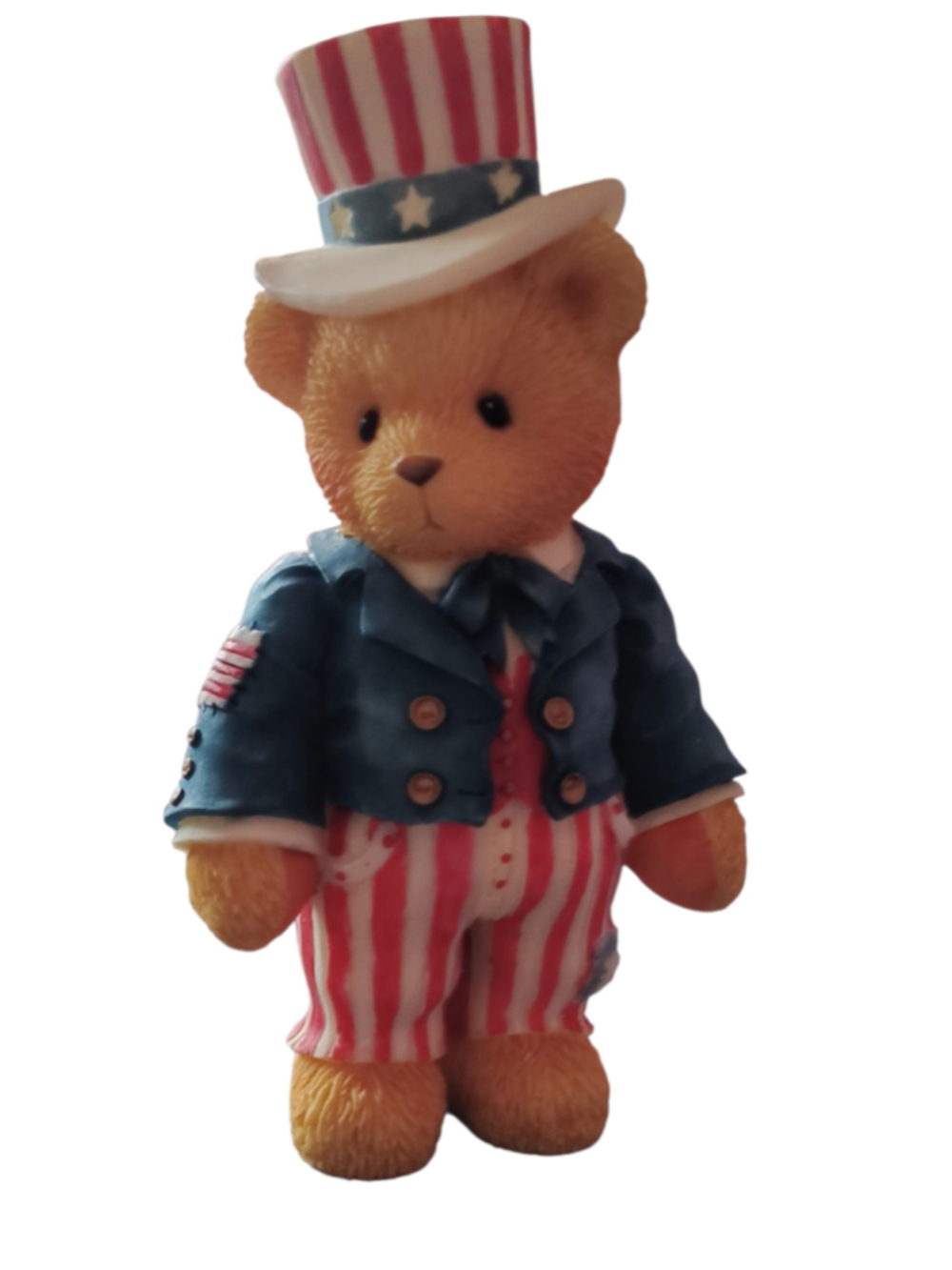 NIB Cherished Teddies Sam Uncle Sam Bear Figurine Red White Blue
302619